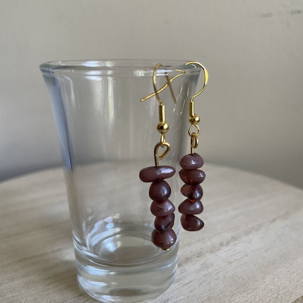 Romi Beaded Earrings boho chic handmade casual gold silver delicate lightweight